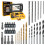 TOLESA 35 PCS Drill Bit Set, Includes Titanium Twist Drill Bits, Masonry Drill Bits, Wood Drill Bits, Nut Drivers, Countersink & More in Storage Case 1