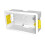 Evoges 2 Gang Dry Lining Back Box 47mm | Deep Electrical Wall Box for Plasterboard | Fast-Fit Design (1) 1