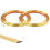 10M(5M*2 Rolls) Gold Flexible Moulding Trim,Self-Adhesive Decorative Edging Strip for Tile, Wall, Mirror, Ceiling, Floor, Panel 1