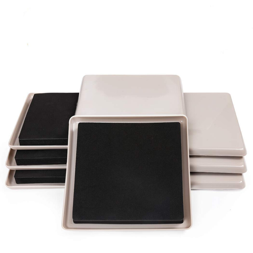 Ezprotekt Reusable Furniture Slider For Carpet,5 Inch Square Furniture Mover,Furniture Sliders Carpet Sliders Furniture Moving Sliders Furniture 5051226982828