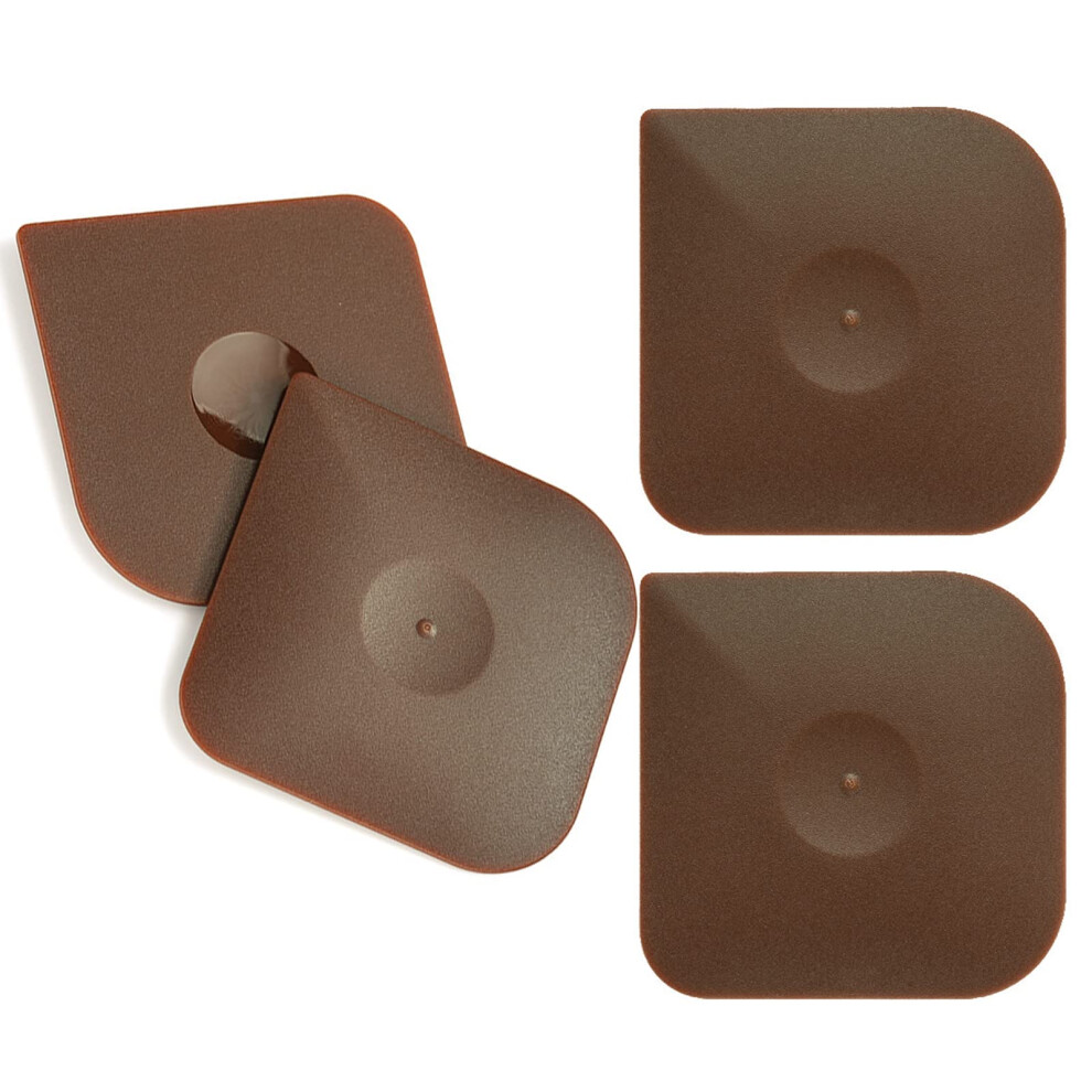 Wangcl Pan Scraper 4Pcs Brown Pot Scraper Handheld Nylon Cast Iron Pan Cleaners Multifunctional Pan Scraper Tool And Stoneware Scraper For Kitchen 5051226951671