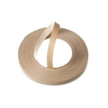 WoodPress 22mm Real Oak Pre-Glued Veneer Edging Tape – 50m Trade Roll – Iron-On Wood Application