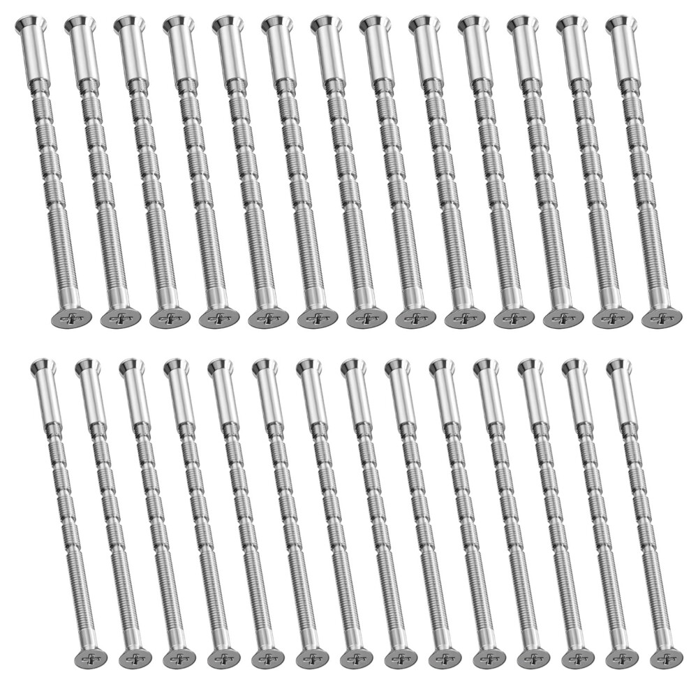 100Pcs M4/M3 Door Handle Bolt Through Fixings Set, Door Handle Fixing Screws And Sleeves, Door Handle Screws M4/Doors Handles Fixing Screws M3 5051226942754