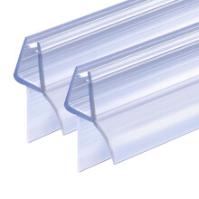 ITTISO Shower Screen Seal Strip 2 x 100 cm for 4mm/5mm/6mm Glass Thickness Bath Shower Door Seal Strip Covers up to 12mm Gap Replacement Shower Door