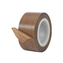 Qrity 1 Roll High Temp Tape 25mm x 10m, PTFE Tape, High Temperature Adhesive, for Vacuum & Impulse Sealers, Heat Resistant Up to 300