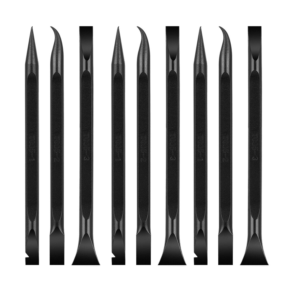 9 Pieces Plastic Scraper Tool Carbon Fiber Multi-Purpose Scraper Scratch Free Cleaning Tool For Tight Spaces And Gaps 5051226967887