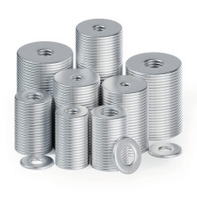100 Pcs M8 Washers for Bolts & Screws, Large Penny Washers M8 x 20mm, Stainless Steel Washerss, Metal Flat Washer Set