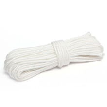 Extra Strong 20m Picture Hanging Cord | 30kg Capacity, Heavy Duty Braided Nylon Rope for Frames, Mirrors & Decor – Matte White