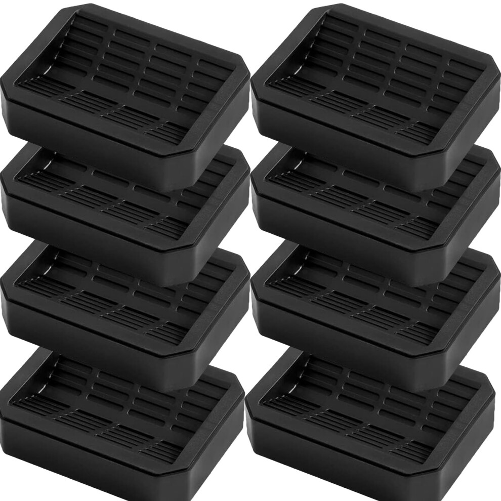 Peohud 8 Pack Bed Wheel Stoppers, Rubber Furnitures Caster Cups, Bed Furniture Stopper 5051226966569