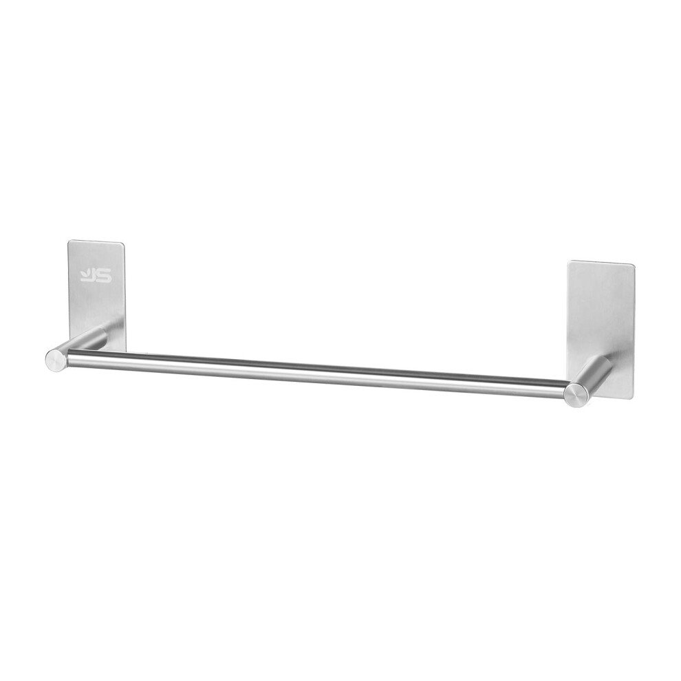 Js Towel Rail Holder 30Cm Towel Bar Stainless Steel Adhesive Rails No Drilling Small Shower Tea Towel Rack Shelf For Bathroom Hardware And Kitchen 5051226958397