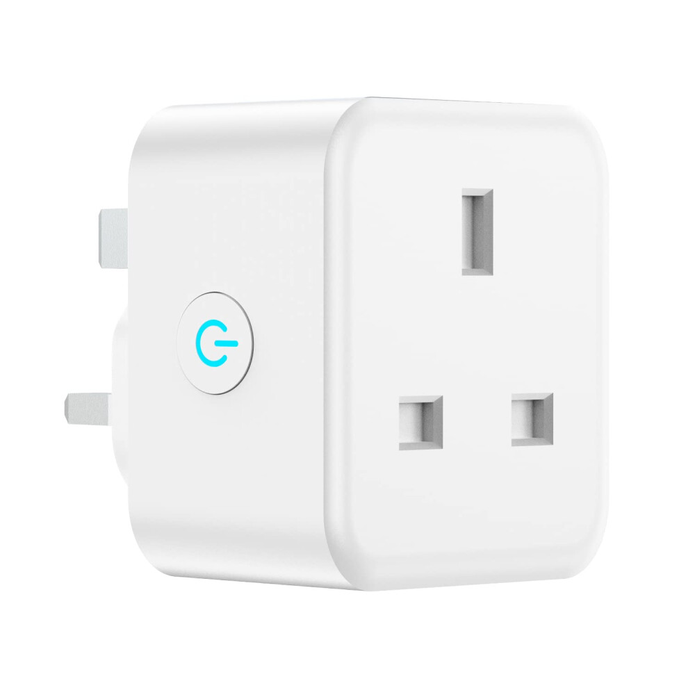 Eightree Smart Plug With Energy Monitoring, 13A Smart Plugs That Work With Alexa, Google Home, Smartthings, Wireless Remote Control Timer Plug 5051226965654