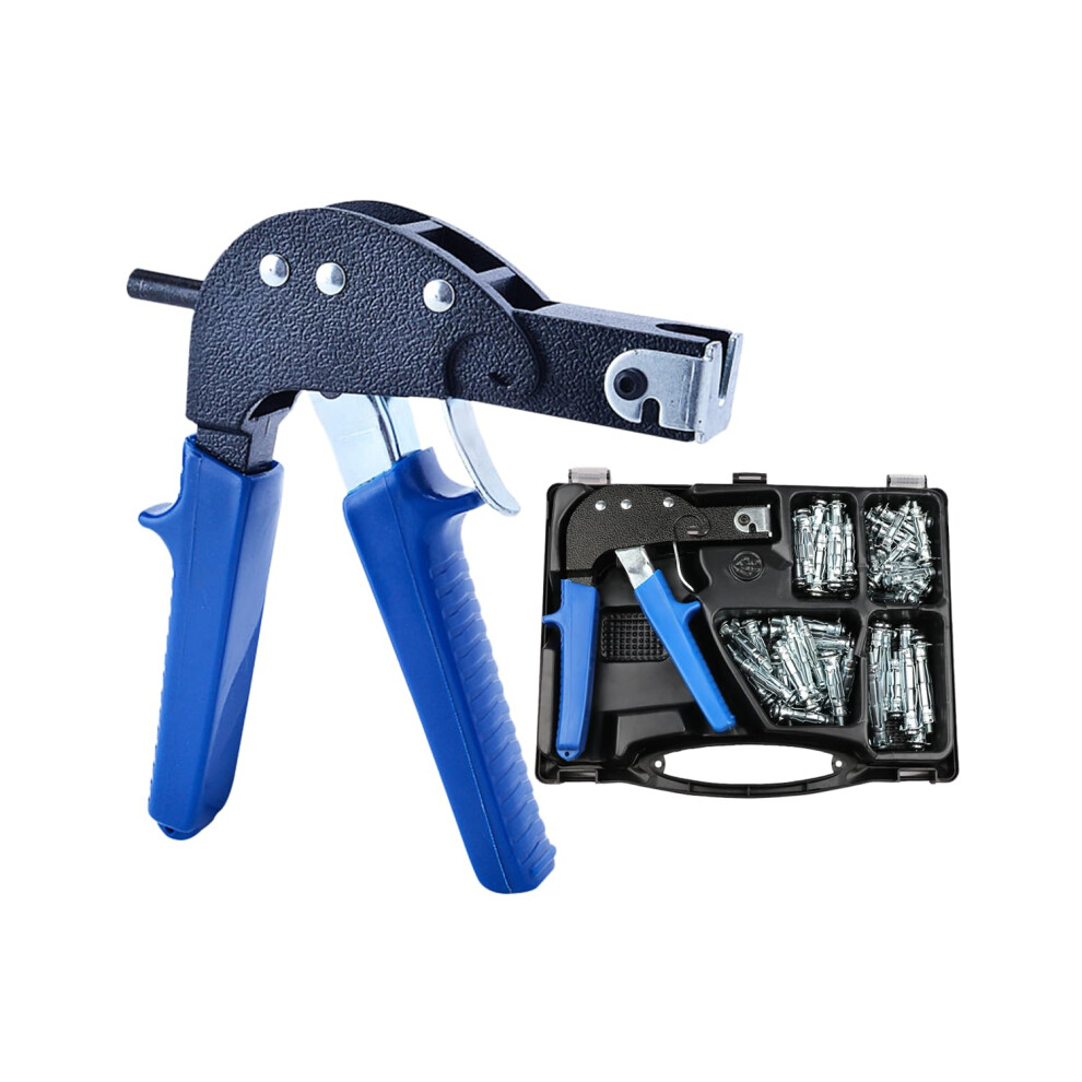 Wall Anchor Setting Tool With M4/M5/M6 Metal Cavity Dowels, Metal Cavity Expansion Dowels Pliers For Metal Cavity Wall Plugs Cavity Anchor 5051226926556
