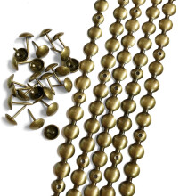 Let's Decorate 5 Meters Upholstery Tacks Strips Brass,Decorative Nail Strips Sofa Trims Tapes,Indoor Garden Chair Tacks,Loosing Tacks Matched