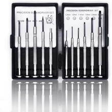 NSZETZ 11PCS Mini Precision Screwdriver Set, Small Tools with 11 Size Flathead and Phillips Kit, Professional Magnetic Repair Tool for Jewelry