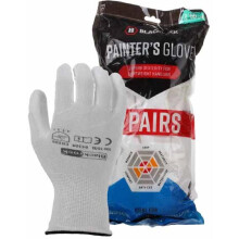 Blackrock Pack Of 6 Pairs Lightweight Painter's PU Grip Safety Work Gloves, Mens Womens Sensitive Precision Working, Ideal For Painting & Decorating