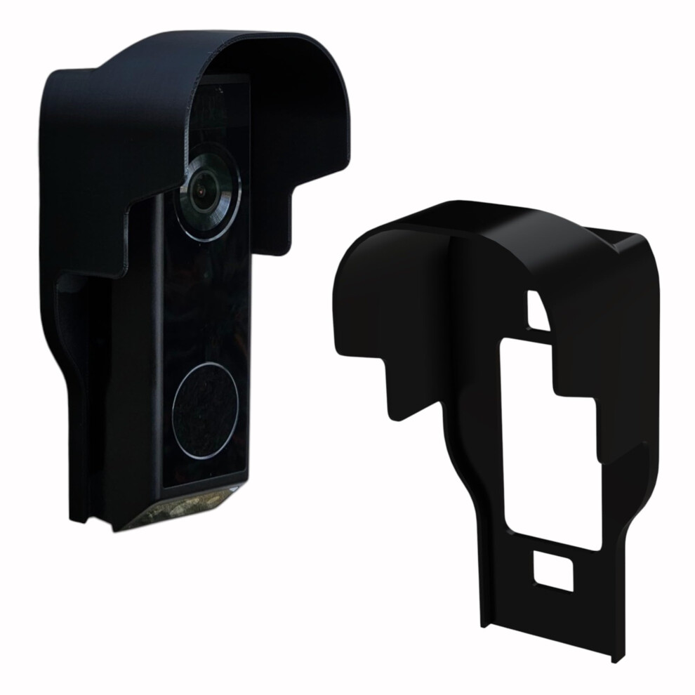 Echopk Doorbell Rain Sun Cover Mount Compatible With Eufy E340 Â Weatherproof Doorbell Protector Housing Hood, Outdoor Doorbell Camera Rain Shield 5051226978227
