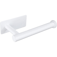Gewtur White Toilet Roll Holder Wall Mount Bathroom Toilet Paper Holder Stainless Steel Tissue Holder for Bathroom Decor Accessories