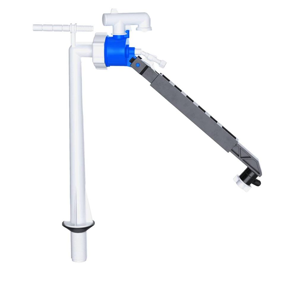 Plumbez Cistern Fill Valve Bottom Entry - 1/2" Toilet Valve With Adjustable Arm | Ballcock For Cistern 5051226910241