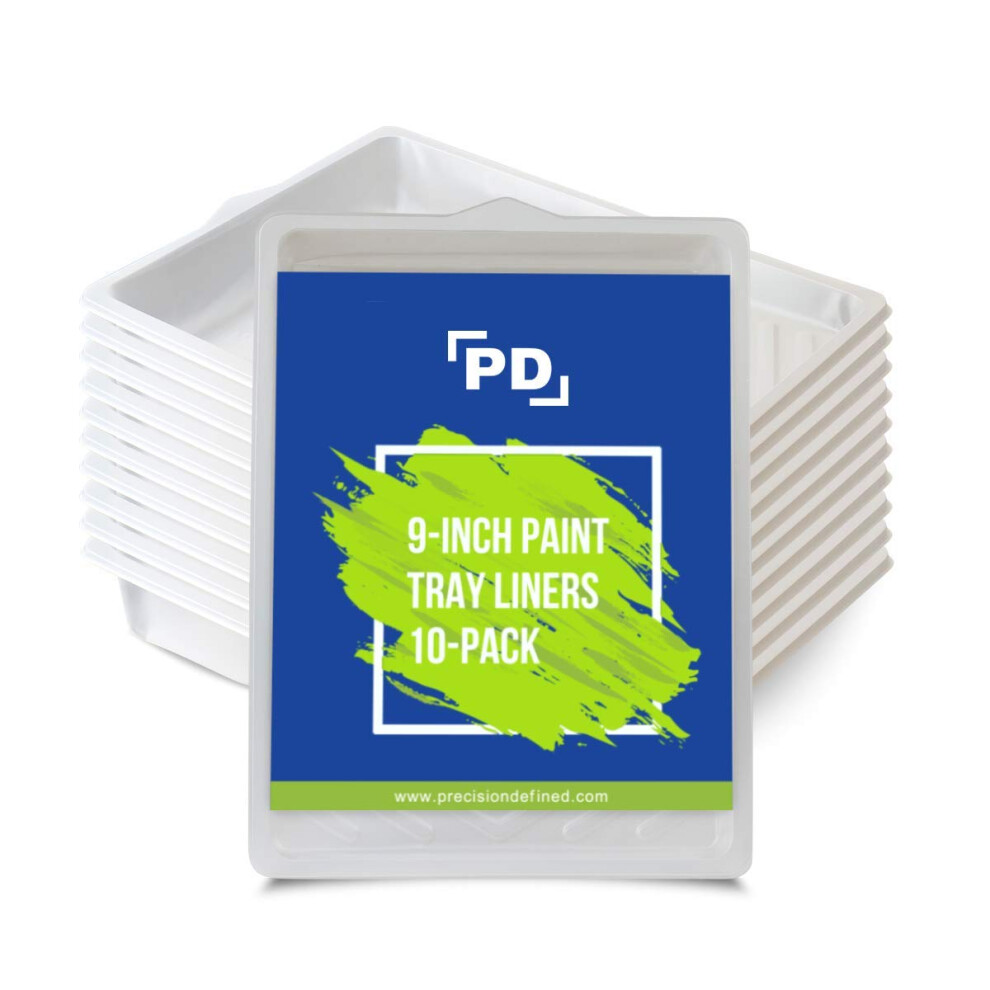 Precision Defined Paint Trays, Paint Roller Trays Liner, Plastic Paint Pan For Roller Brushes, Painting Tray For Painting With Deep Paint Pocket 5051226949135