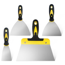 4 Pcs Wallpaper Scrapers, Paint Filling Putty Scrapers Knife Tools Set