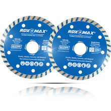 RDXMAX  115mm Diamond Cutting Discs for Angle Grinder-Super Thin Fast,Clean Cut on Porcelain,Granite,Marble,Concrete,Tiles,Stones,Bricks & Ceramics-