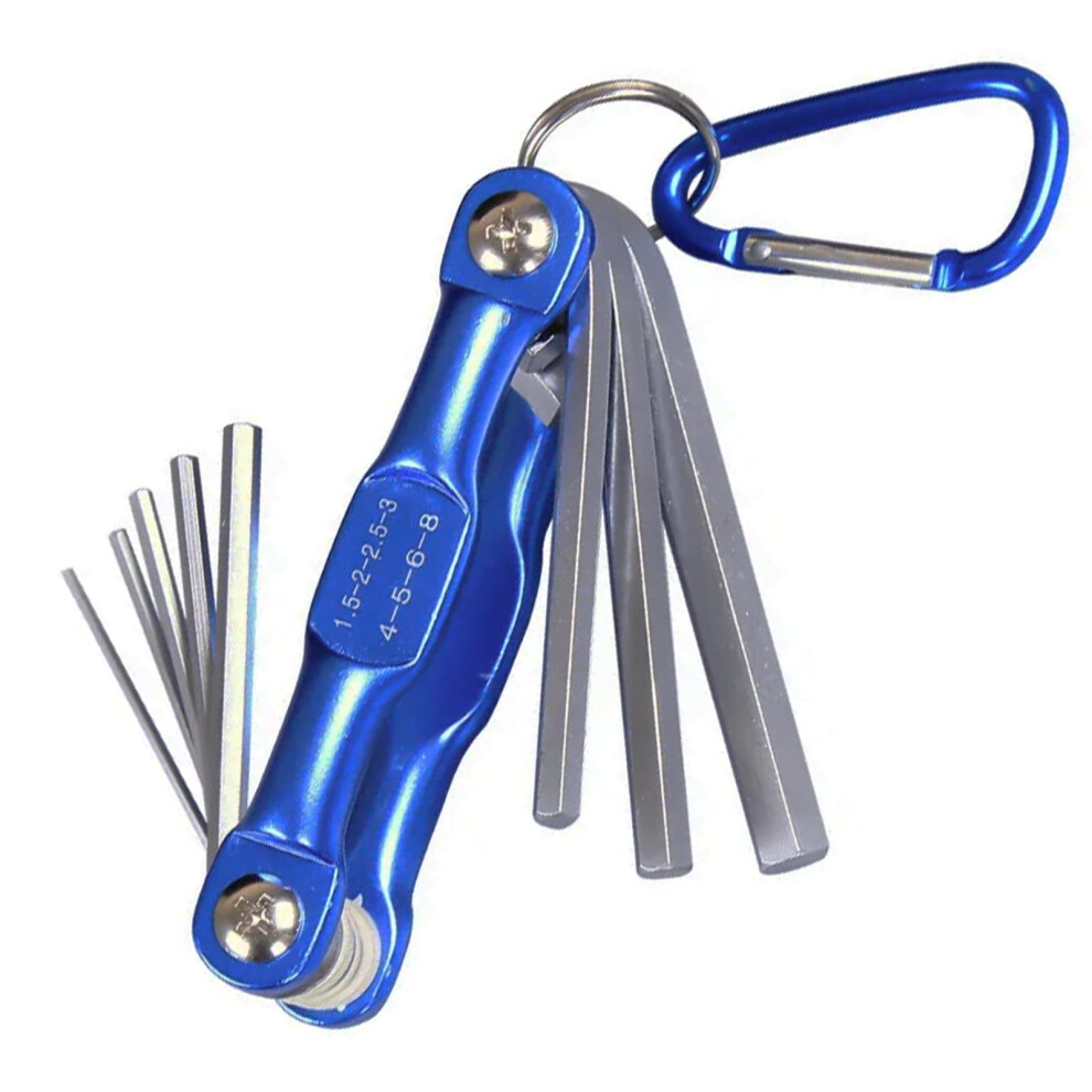Gelishan Folding Allen Hex Keys Hexagon Screwdriver Allen Key Set Folding Hex Key Setset For Bikes Automobile Machinery Repair 5051226983498