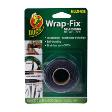 Duck Tape Wrap-Fix Self-Fusing Repair Tape | Self Amalgamating | Self Bonding for Plumbing | Leaking Pipe Repair Tape | Rubber Tap