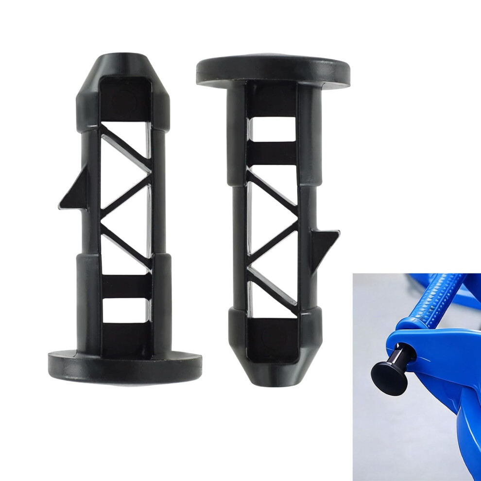 2-Pack 65Mmx20mm Wheelie Bin Lid Hinge Pins - Plastic Replacement Hinge Pins For Otto/Ese 120L & 240L Wheelie Bins, Hideaway Systems 5051226988868