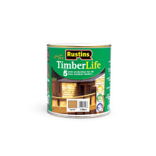 Rustins TLLO1000 1L Timberlife Oak - Light, Brown