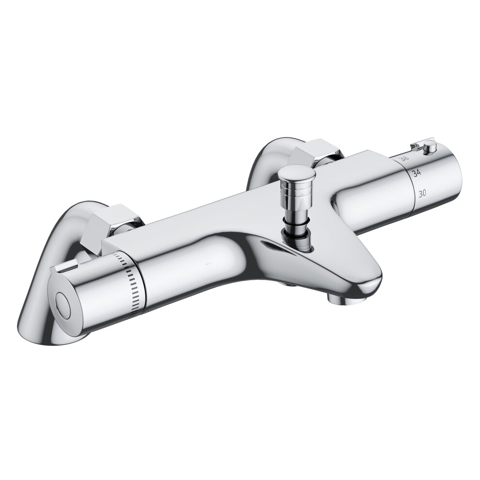 Morado Thermostatic Bath Shower Mixer,Thermostatic Bath Mixer Tap,Bath Tap With Temperature Control,Solid Brass,Chrome Finished,Bathtub 5051226955723