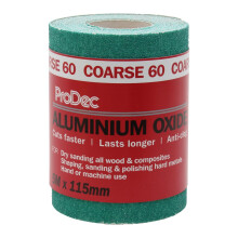 ProDec 5m Roll 60 Grit Green Aluminium Oxide Abrasive Sanding Paper
