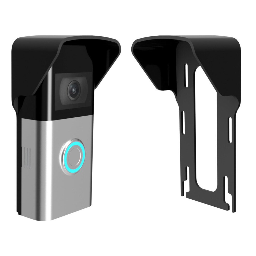 Mars Outpost No Drill Rain Cover For Battery Video Doorbell Pro Plus1,2,2Nd Gen,3,3 Plus,4 Mounting Plate, Sturdy, Slim 5051226919466