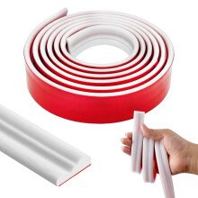 Peel and Stick Wall Moulding Panels, 6mx2.2cm Wall Panelling Kits Dado Rail Self Adhesive Flexible Moulding Trim for TV Mirror Frame Home DIY