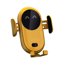 Slimme autoladerhouder voor draadloos snelladen, handsfree, automatische klembevestiging voor ventilatierooster, compatibel met iPhone en Samsung,
