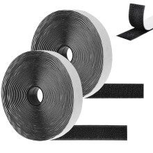 10M Hook and Loop Tape, Double Sided Self-Adhesive Sticky Back Fastening Tape Heavy Duty Hook and Loop Strip Tape for Home