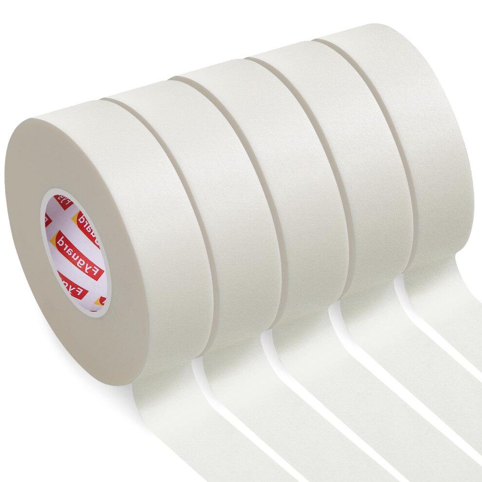 Fyguard 5 Rolls Painters Tape White, 24Mm X 50M Masking Tape For Painting Multi-Surface Suitable Stickiness For Decoration Renovation Edge Treatment 5051226941023