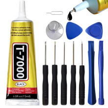 Multifunctional Phone Glue Kit,Phone Screen Glue,Phone Repair G/lue with Maintenance Tools,Clear Contact Phones Re/pair Adhesive for Precision,Strong