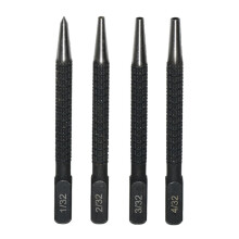4Pcs Centre Punch Set,Nail Punch Set, Portable Positioning Punch Set for Drilling and Marking 1/32