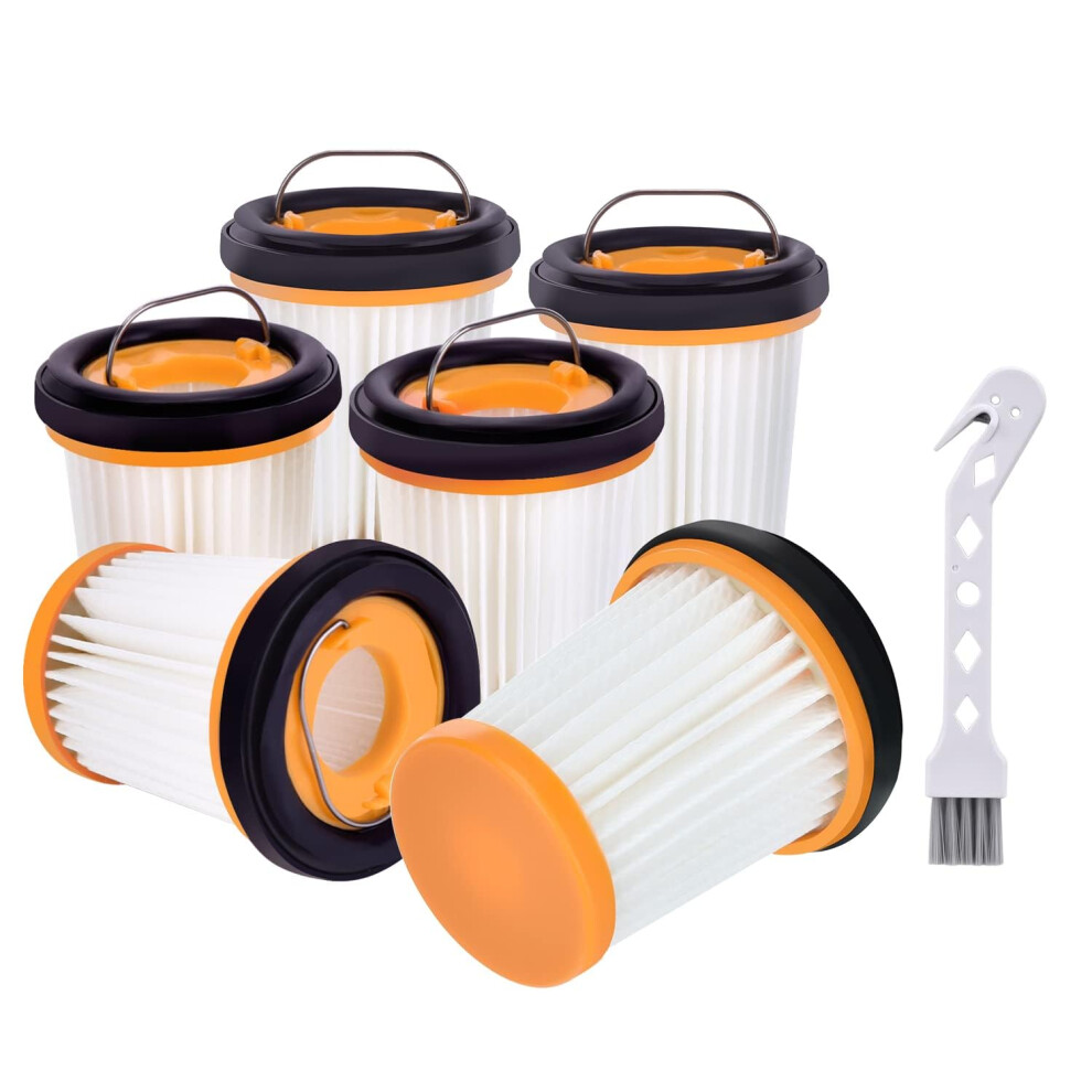 6 Pack Replacement Fabric Vacuum Filter For Shark Wandvac Ion W1 W2 W3 S87 Wv200 5002917447300