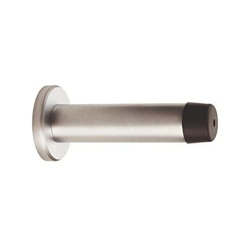 WALL Mounted Cylinder Doorstop with Rose