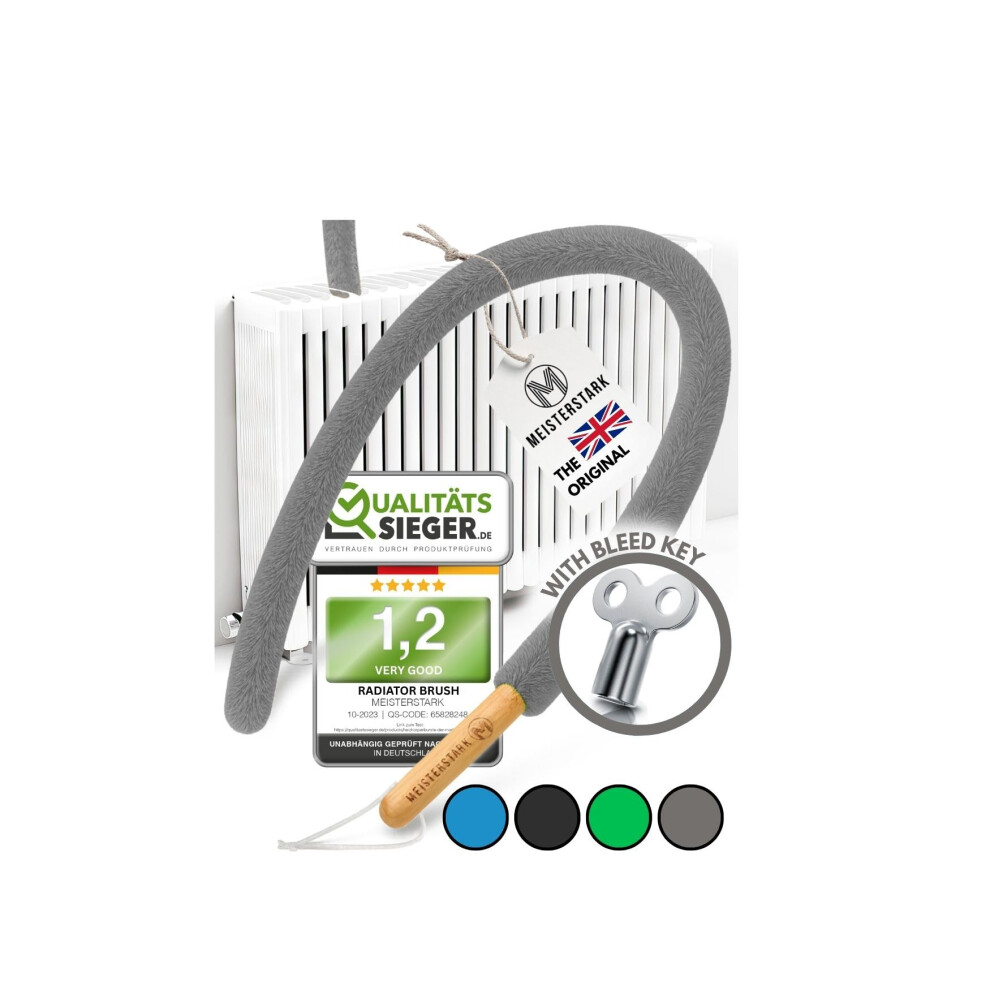 The Original Radiator Cleaner Brush 115Cm I Flexible Scratch-Free Radiator Brush I Washable Radiator Cleaning Brush I Radiator Duster Brushes Long 5051226983979