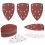 40 Pieces Sanding Pads, 11 Hole Sanding Sheets Hook and Loop 8Pcs Each Assorted 40/60/80/120/180 Grits 1