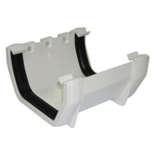 FLOPLAST 114mm Square Union Gutter Bracket - White