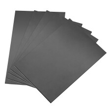 5Pcs Foam Sheets Self Adhesive 300mm Longx200mm Widex3mm Thick Closed Cell Foam Neoprene Rubber Sheets Insulation Anti Vibration Non-Slip Foam Rubber