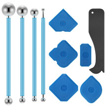 10-Pack Grout Finishing Tool, Sealant Finishing Kit Incl 5 Multi-Edge Silicone Profiling Tool