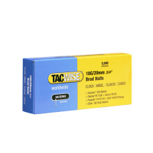 Tacwise 0395 Galvanised Brad Nails Type 18G / 20 mm , Pack of 5,000