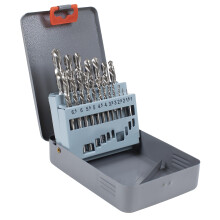 Sealey Left-Hand Spiral Drill Bit Set 19pc - AK8190