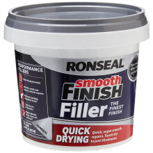 Ronseal 36553 Smooth Finish Filler Quick Drying 600g , White