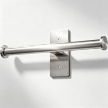 Double Roll Toilet Roll Holder, OBODING, Stainless Steel Toilet Paper Holder, Adhesive or Drilling Toilet Paper Holder Wall Mount for Bathroom