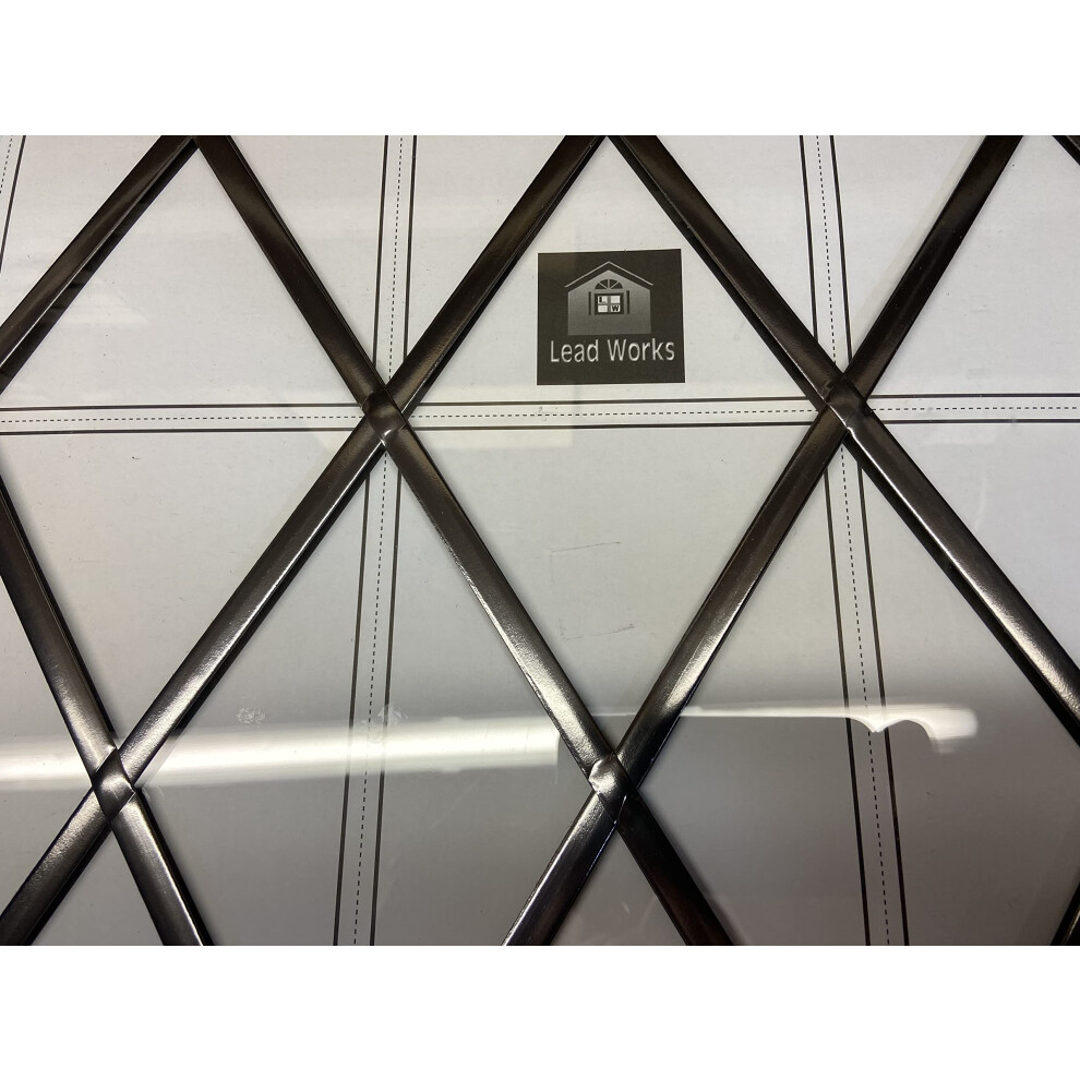 9Mm Antique (Dark Silver)- Self Adhesive Lead Strip 5 Metres Long - Free Template, Application Tool And Instructions. 5051226990977